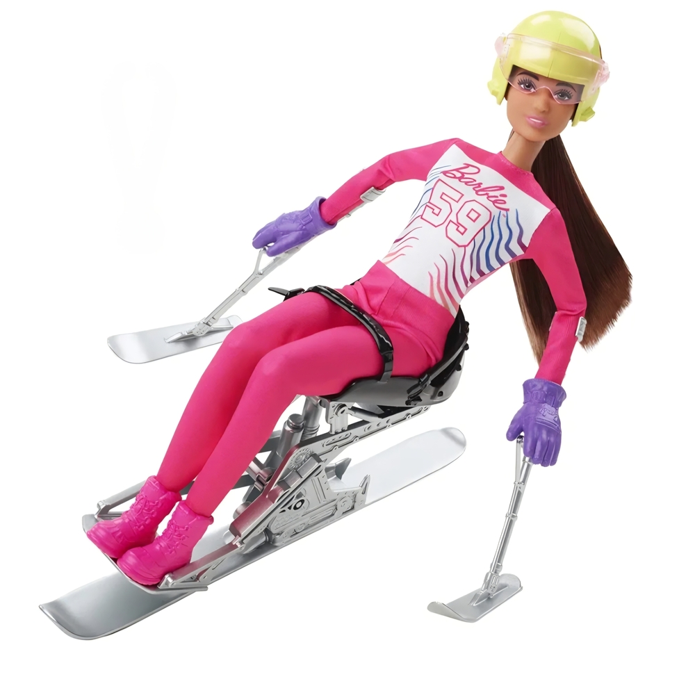 Barbie Snowboarder Doll with Pink Outfit